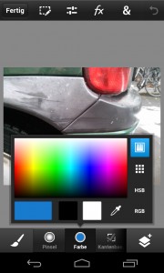 Photoshop Touch für Smartphones (Screenshot)