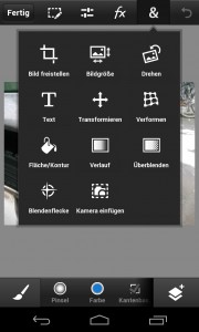 Photoshop Touch für Smartphones (Screenshot) Photoshop Touch für Smartphones (Screenshot)