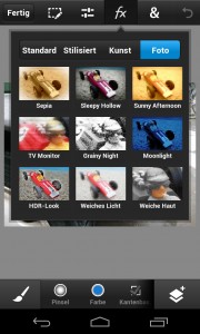 Photoshop Touch für Smartphones (Screenshot)
