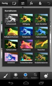 Photoshop Touch für Smartphones (Screenshot)