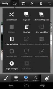 Photoshop Touch für Smartphones (Screenshot) Photoshop Touch für Smartphones (Screenshot)