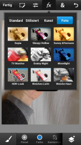 Abbildung zum Artikel „Test: Photoshop Touch for phone – Mach Dir selbst ein Bild!“