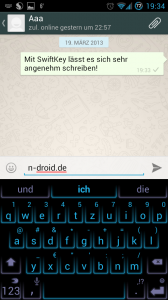 SwiftKey Tastatur - Alternatives Layout