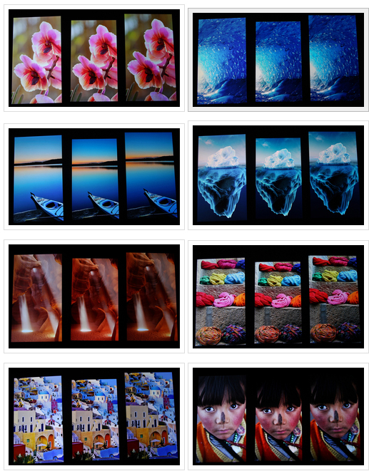 Samsung Galaxy S4: Display-Vergleich (Bild via sammobile) Samsung Galaxy S4: Display-Vergleich (Bild via sammobile)