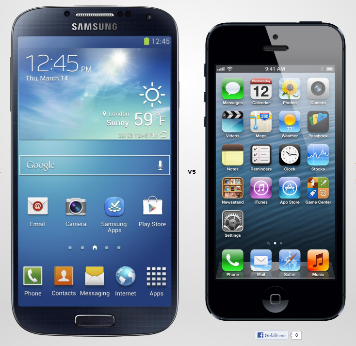 s4vsiphone5 s4vsiphone5