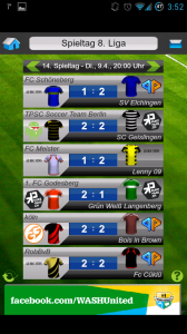 Goal Manager - Spieltag Goal Manager - Spieltag