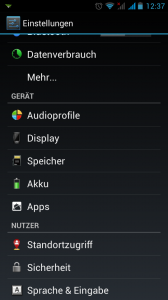 Star B94M, Einstellungsmenü - Bild: N-Droid.de Abbildung zum Artikel „Star B94M im Test – China-Schrott oder billiges Android-Superphone?“