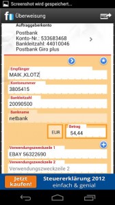 Abbildung zum Artikel „Test: finanzblick – Onlinebanking – Banking-App für Konten und Kreditkarten“