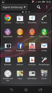 Abbildung zum Artikel „Das Sony Xperia Z im Test – Hervorragende Performance, matte Displayfarben“