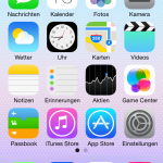 iOS 7: Homescreen iOS 7: Homescreen