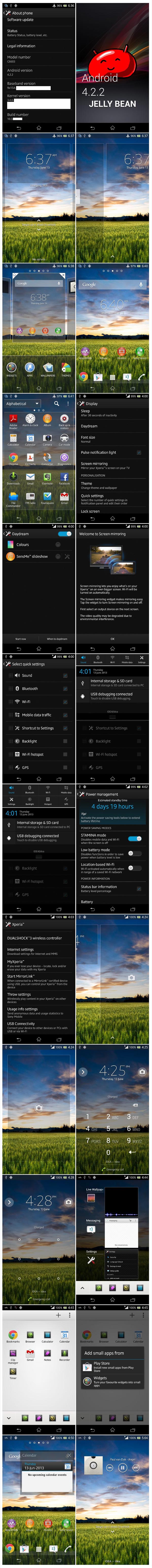Android 4.2.2 auf dem Xperia Z (Bild: xda-forum) Android 4.2.2 auf dem Xperia Z (Bild: xda-forum)