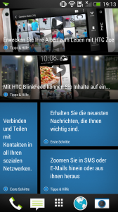 HTC One HTC BlinkFeed