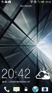 HTC One Lockscreen
