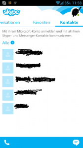 Skype - Kontakte