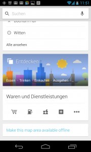 Google Maps: Offline-Karten