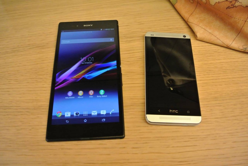 Sony Xperia Z Ultra vs. HTC One (Bild: HDBlog)