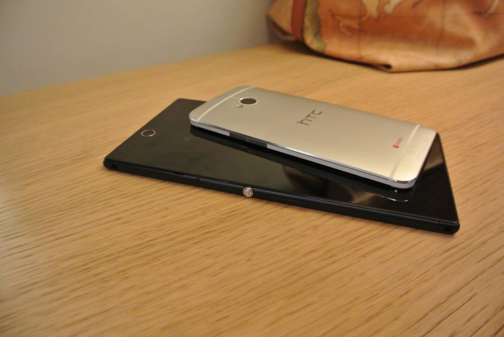 Sony Xperia Z Ultra vs. HTC One (Bild: HDBlog)