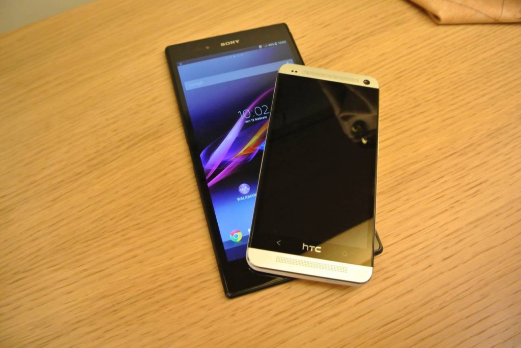Sony Xperia Z Ultra vs. HTC One (Bild: HDBlog)