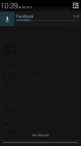 Play Store 4.2.9 Updates einzeln angezeigt