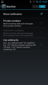 CyanogenMod 10.2: Blacklist