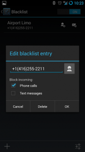 CyanogenMod 10.2: Blacklist