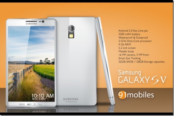 Galaxy S5: Designentwurf (Bild via gottabemobile)