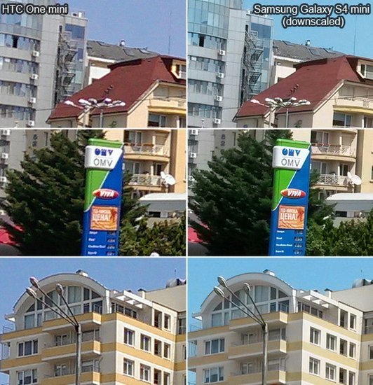 HTC One mini vs. Samsung Galaxy S4 (Bild: ithome)