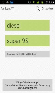 Tanken AT (Bild: Google Play)
