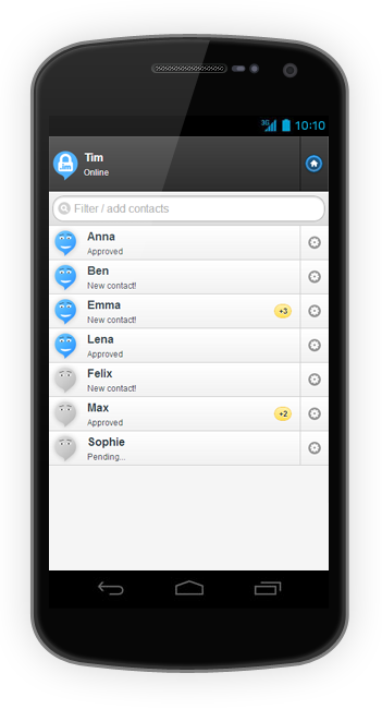 Whistle.im: Messenger (Bild: Google Play)