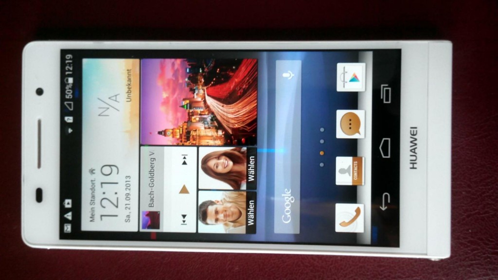 Huawei Ascend P6 - Display (Bild: N-Droid.de)