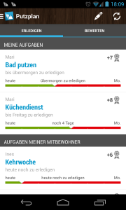 Zu erledigende Dinge.
