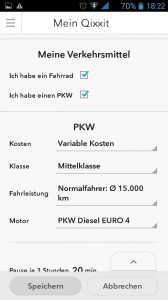Qixxit - Meine Verkehrsmittel