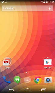 Nexus 4 KitKat mit Experience Launcher