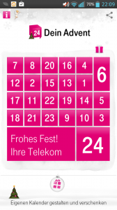 Der Standard-Kalender. (Foto: n-droid.de)