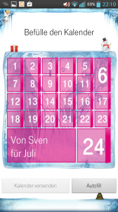 Der Standard-Kalender. (Foto: n-droid.de)