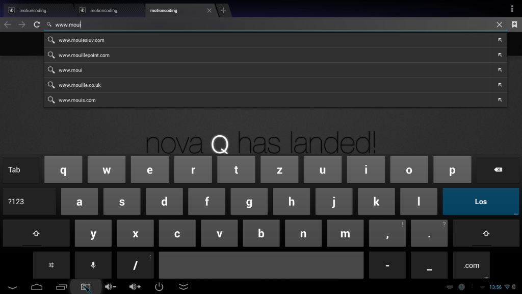 Nova Q Softtastatur (Bild: N-Droid.de)