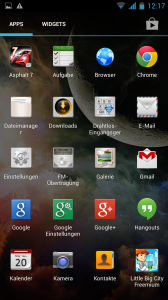 Wiko Darkmoon App-Drawer (Bild: N-Droid.de)