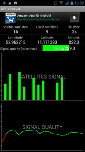 Wiko Darkmoon GPS Checker (Bild: N-Droid.de)
