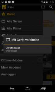Chromecast mit Watchever verbinden (Bild: N-Droid.de)