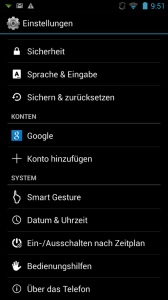 Wiko Rainbow Einstellungen (Bild: N-Droid.de)