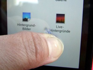Wiko Rainbow Schattenbildung Display (Bild: N-Droid.de)