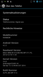Wiko Rainbow System (Bild: N-Droid.de)