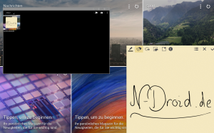 Samsung Galaxy Note 12.2 LTE Multi-Window (Bild: N-Droid.de)