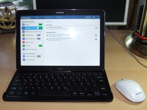Samsung Galaxy Note PRO 12.2 LTE als Notebook Bild: N-Droid.de)
