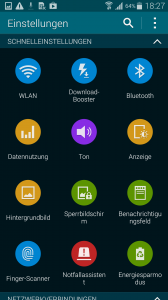 Samsung Galaxy S5 Einstellungsmenü (Bild: N-Droid.de)