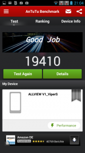 Allview Viper S AnTuTu Benchmark (Bild: N-Droid.de)