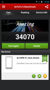 Allview X1 Xtreme AnTuTu Benchmark (Bild: N-Droid.de)