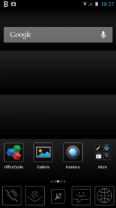 Allview X1 Xtreme Startscreen (Bild: N-Droid.de)