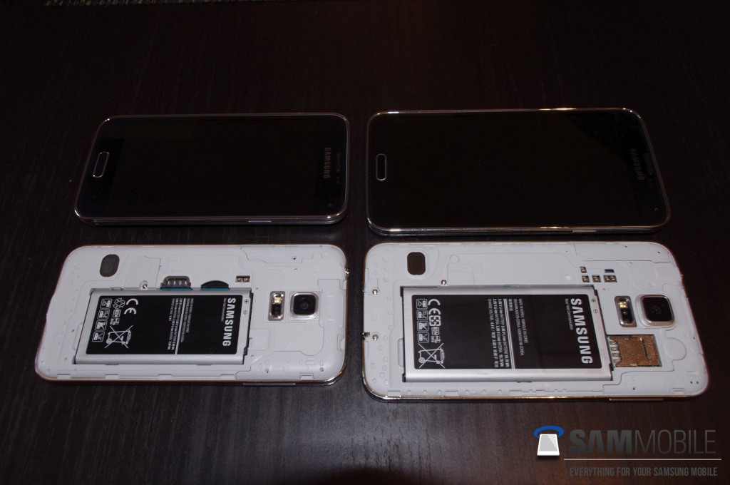 Samsung Galaxy S5 Mini vs Galaxy S5 (Bild: sammobile)