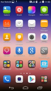 Huawei Ascend P7 Apps (Bild: N-Droid.de)